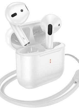 Наушники bluetooth беспроводные hoco ew53 с микрофоном white