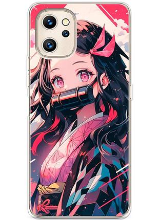 Чохол силіконовий з картинкою на umidigi f3s (аніме, anime)