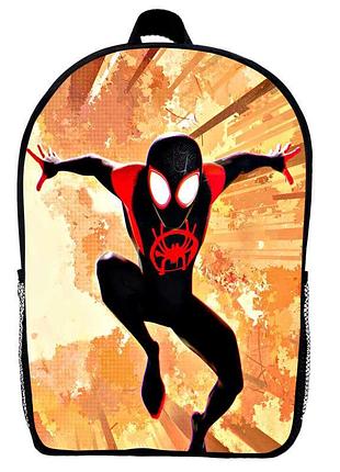 Рюкзак человек паук (school gear bag spider men 027) черный, 39 х 27 х 14 см
