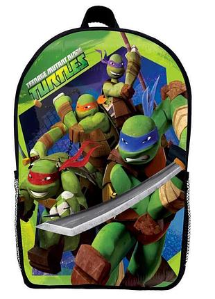 Рюкзак черепашки ниндзя (school gear bag tn 05) черный, 39 х 27 х 14 см