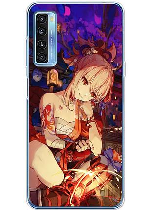 Чохол силіконовий з картинкою на tcl 20l plus (аніме, anime)