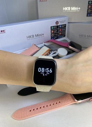 Женские smart watch hk mini+ (plus) gen.4 amoled смарт часы 41 мм wearfit app серые