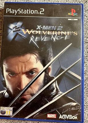 X-men 2: wolverine's revenge ,лицензия,eng,б/у, ps2 playstation 2