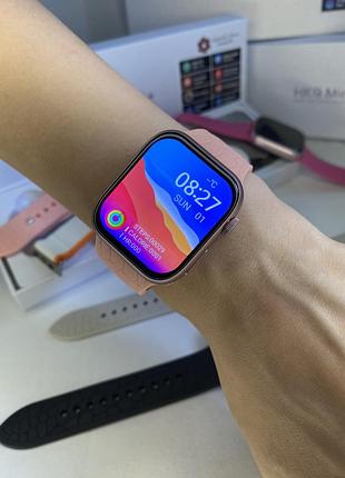 Женские smart watch hk mini+ (plus) gen.4 amoled смарт часы 41 мм wearfit app розовые