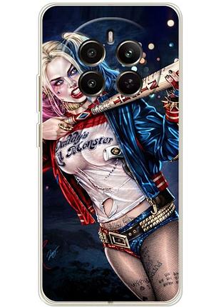 Чехол силиконовый с картинкой на realme 12 plus 5g (харли квинн, harley quinn)