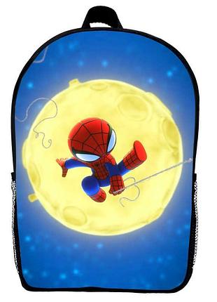 Рюкзак человек паук (school gear bag spider men 020) черный, 39 х 27 х 14 см