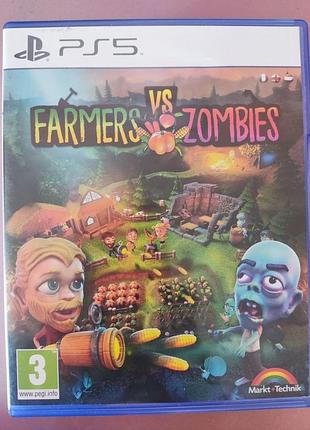 Farmers vs zombies (farm for your life) , русская версия,б/у, playstation 5 (ps5) пс5