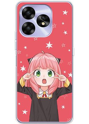 Чехол силиконовый с картинкой на umidigi a15c (аниме, anime)