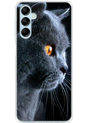 Чехол силиконовый с картинкой на samsung galaxy m15 5g (m156) (британский кот)