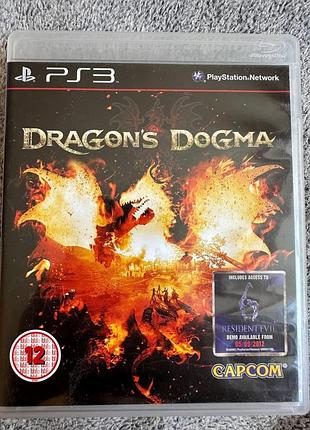 Dragon's dogma (з re6 demo код) ,eng,б/у, ps3 playstation 3