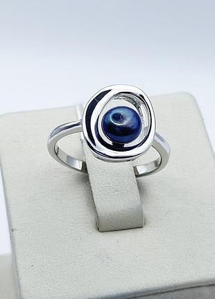 Кольцо серебряное с жемчугом 19,5 3,09 г