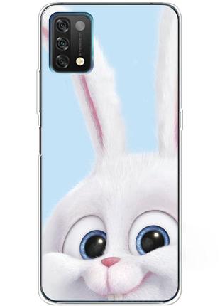 Чехол силиконовый с картинкой на umidigi a11 (кролик снежок)