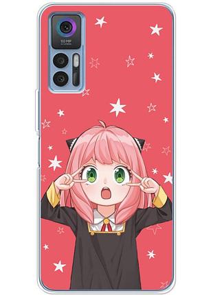 Чохол силіконовий з картинкою на tcl 30 plus (аніме, anime)