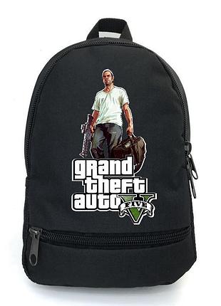 Рюкзак гта подростковый big school bag (gta 004) черный (43 х 30 х 17 см)