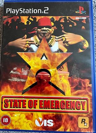 State of emergency ,лицензия,eng,б/у, ps2 playstation 2