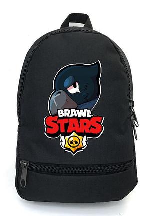 Рюкзак big бравл старс ворон 3 school bag (bs -015) черный (43 х 30 х 17 см)