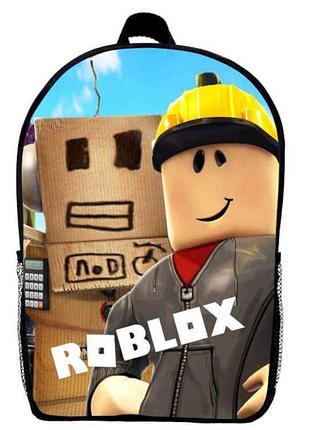 Рюкзак роблокс (school gear bag roblox 03) черный, 39 х 27 х 14 см