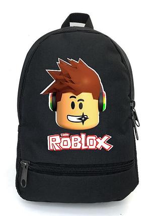 Рюкзак роблокс подростковый big school bag roblox-002-xl черный (43 х 30 х 17 см)