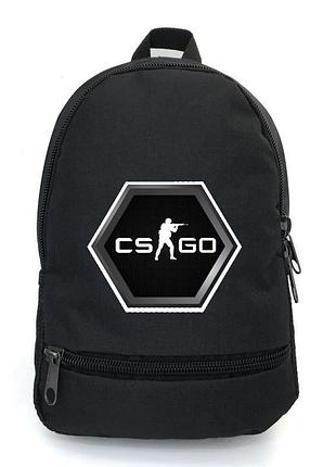 Рюкзак big контр страйк cs go counter-strike (csgo-001) черный (43 х 30 х 17 см)