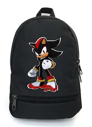 Рюкзак big соник school bag (sonic-011) черный (43 х 30 х 17 см)