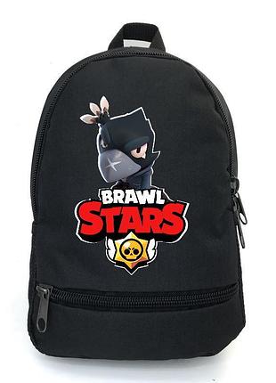Рюкзак big бравл старс ворон school bag (bs-014) чорний (43 х 30 х 17 см)