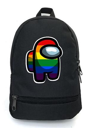 Рюкзак big амонг ас school bag (among us -010) черный (43 х 30 х 17 см)