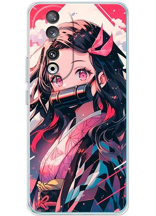Чехол силиконовый с картинкой на huawei honor 90 (аниме, anime)