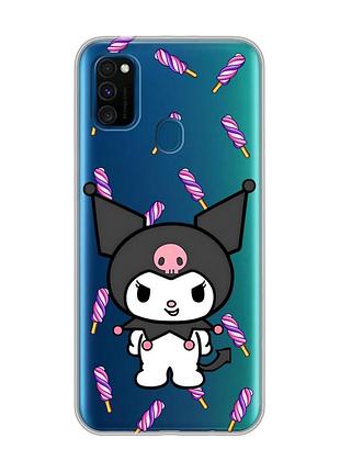 Прозрачный чехол на samsung galaxy m30s/m21 куроми (принт 390)