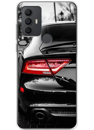 Чехол силиконовый с картинкой на tcl 30 se (машина, audi a7)