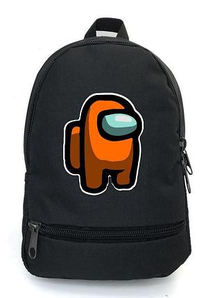 Рюкзак big амонг ас school bag (among us -06) черный (43 х 30 х 17 см)