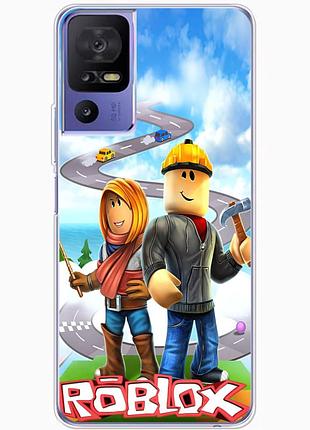 Чохол силіконовий з картинкою на tcl 40 se (роблокс, roblox)