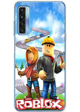 Чохол силіконовий з картинкою на tcl 20l plus (роблокс, roblox)