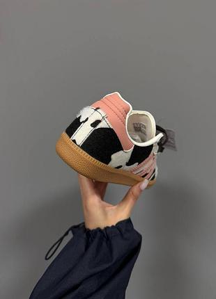 Женские кроссовки adidas samba cow print адидас самба 5