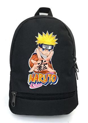 Рюкзак big наруто school bag черный naruto-011 (43 х 30 х 17 см)