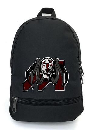 Рюкзак big подростковый киберпанк 2077 school bag (cyberpunk - 004) черный (43 х 30 х 17 см)