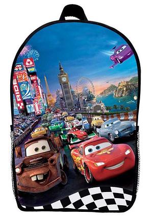 Рюкзак тачки маквин (school gear bag cars 05) черный, 39 х 27 х 14 см