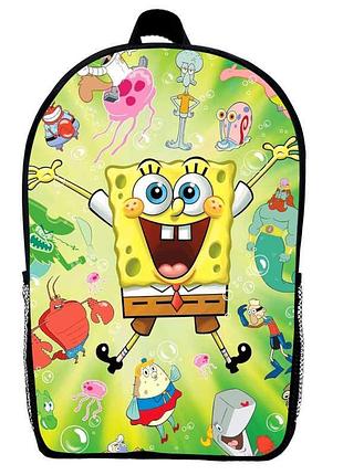 Рюкзак спанч боб (school gear bag sb 018) черный, 39 х 27 х 14 см