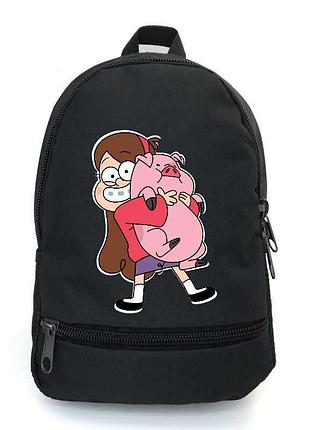 Рюкзак big гравити фолз school bag (gf - 02) черный (43 х 30 х 17 см)