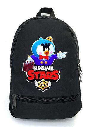 Рюкзак big бравл старс мистер п school bag (bs -030) черный (43 х 30 х 17 см)