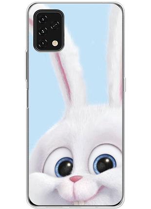 Чохол силіконовий з картинкою на umidigi power 5s (кролик сніжок)
