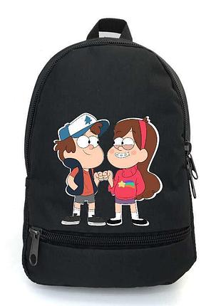 Рюкзак big гравити фолз school bag (gf - 05) черный (43 х 30 х 17 см)