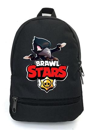 Рюкзак big бравл старс ворон school bag (bs -013) черный (43 х 30 х 17 см)