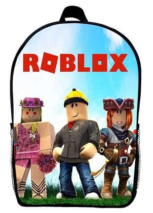 Рюкзак роблокс (school gear bag roblox 01) черный, 39 х 27 х 14 см
