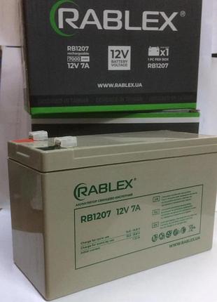 Акумуляторна батарея 12v 7mah rablex rb 1207