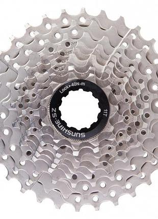 Касета sunshine cs-hr9-32 9шв, 11-32т, сірий (cas-791)