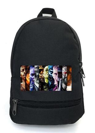 Рюкзак big мортал комбат подростковый school bag (mortal combat 003-black) черный (43 х 30 х 17 см)