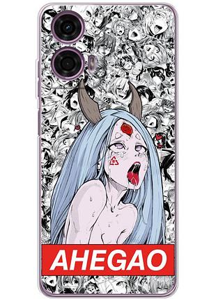 Чохол силіконовий з картинкою на motorola g24 power (аніме, anime)