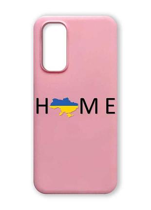 Матовий рожевий чохол на xiaomi redmi note 11 4g дім україна (принт 72)