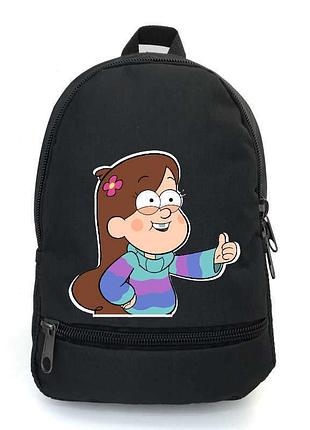 Рюкзак big гравити фолз school bag (gf - 07) черный (43 х 30 х 17 см)