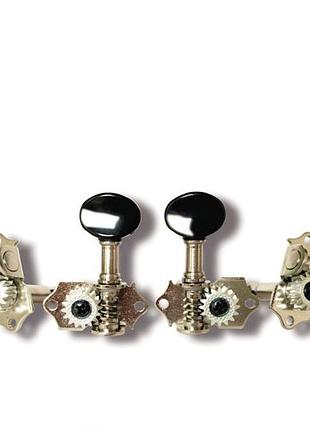 Alice au014bkp механика для укулеле nickel-plated ukulele machine head, steel plate, abs pegs (4-pcs-set)